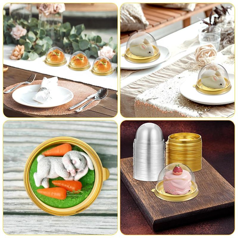 Dome Mold Clear - ABUN Charcuterie-Kästen mit Deckel, 200 Stück,