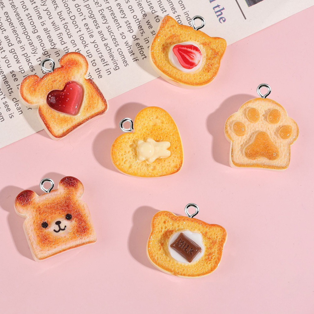 Resin Craft Projects - 10 Stück Herz-, Bären-, Katzen- und