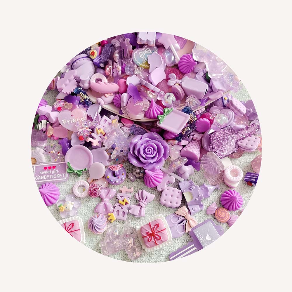 Crafting Resin - DIY-Schmuck, Handy-Dekoration, Bastelzubehör, Schleifen-Accessoires, 1000 Stück,