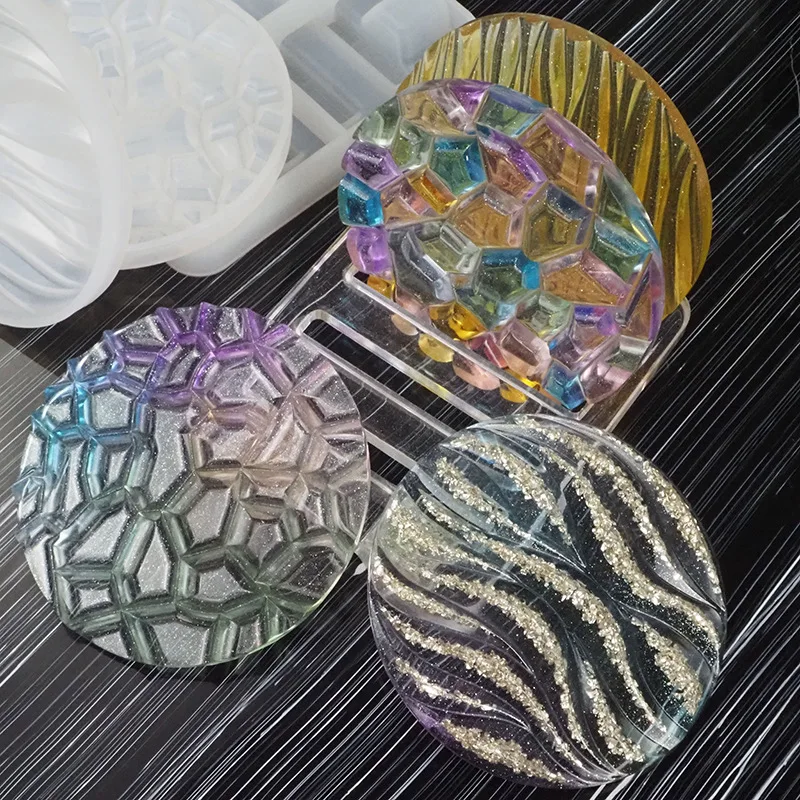 DIY Kristall Epoxy Form Welle  – Coaster Mold Round Bewertung und Preis